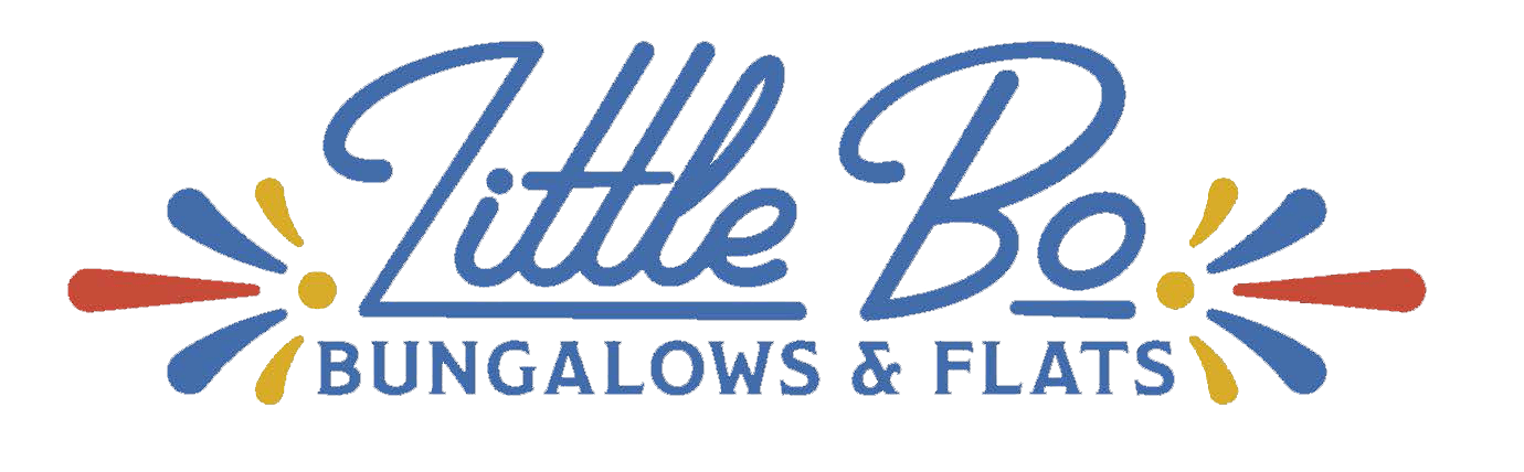 A logo for Little Bo Bungalows & Flats.